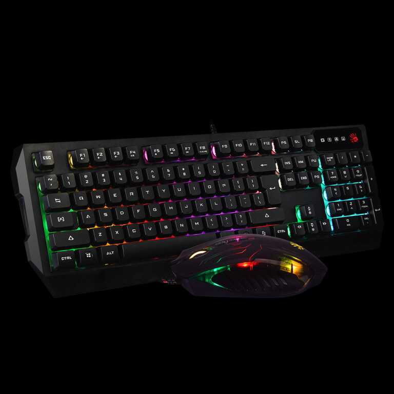 Set tastiere dhe mouse i lojerave Bloody Q1300
