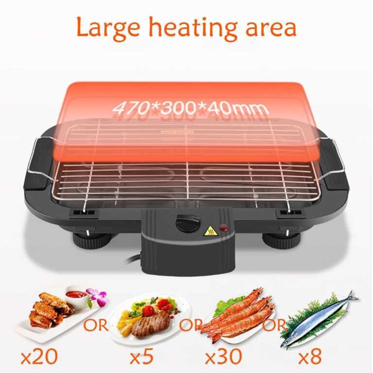 Zgarre elektrike per barbeque Sokany Grill 2000watt thumbnail 3