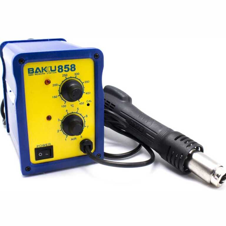 Stacion saldimi me ajer te nxehte BAKU 858 Hot Air Soldering