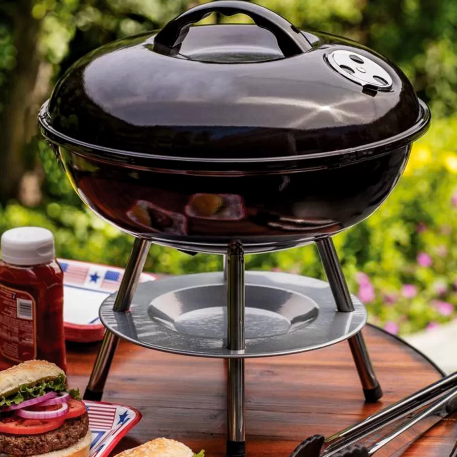 14 inch bbq kettle portable grill zgare portabel online ne dyqan taxi