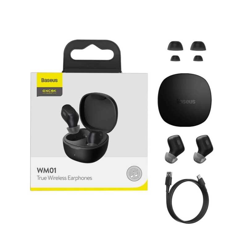 Kufje wireless Baseus Encok WM01 Earbuds thumbnail 3