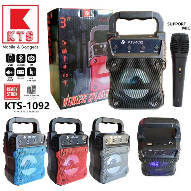 Altoparlant me wireless KTS 1092 Portable Speaker thumbnail 2