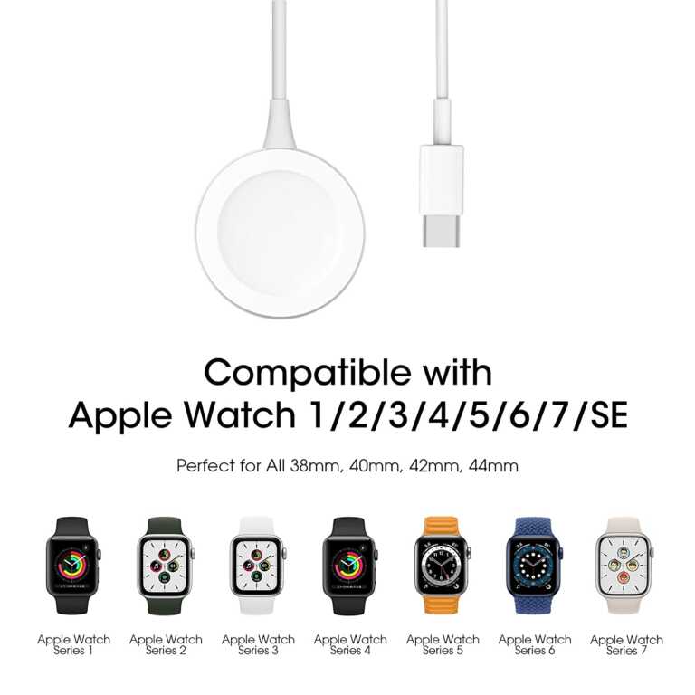 Karikues magnetik Usb C 1 m per Apple Watch thumbnail 5
