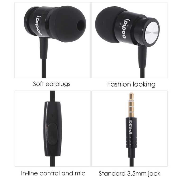 Kufje me fishe Ipipoo IP B30i In-Ear Headphone thumbnail 2