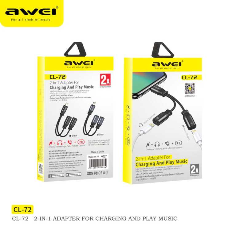 Adapter per karikim dhe muzike Awei CL 72 thumbnail 2