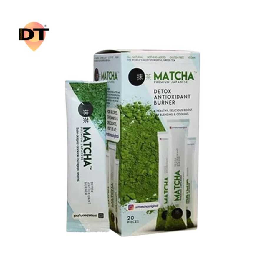caj jeshil matcha per dobesim me paketa