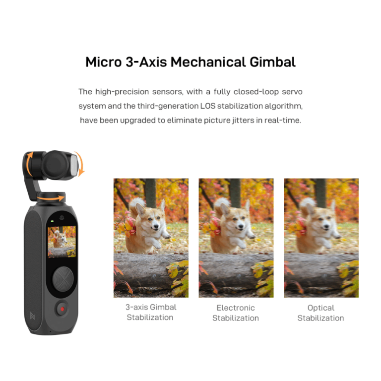 Kamera Palm 2 Gimbal 4K ultra HD thumbnail 4