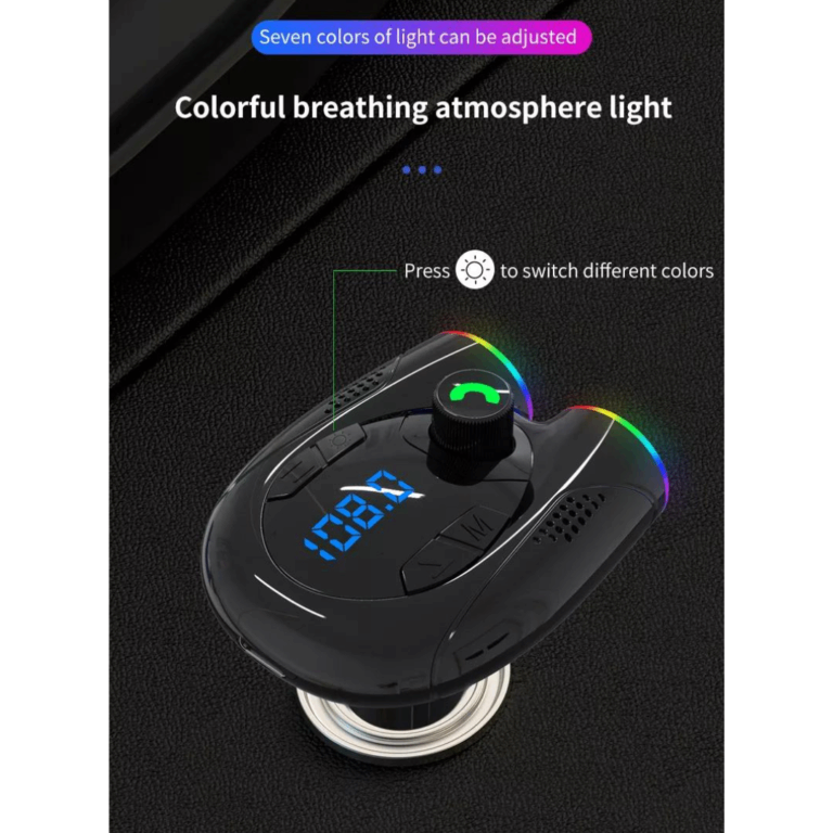 Mp3 makine wireless me dy porta Usb M77 Car Kit thumbnail 2