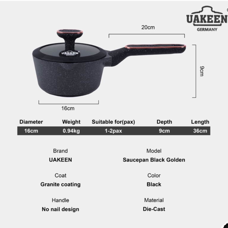 Tigan graniti 16 cm per salce Uakeen N616