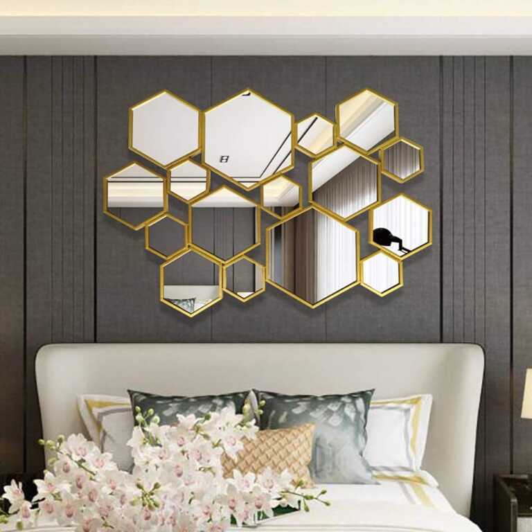 Pasqyre dekorative me kornize gold