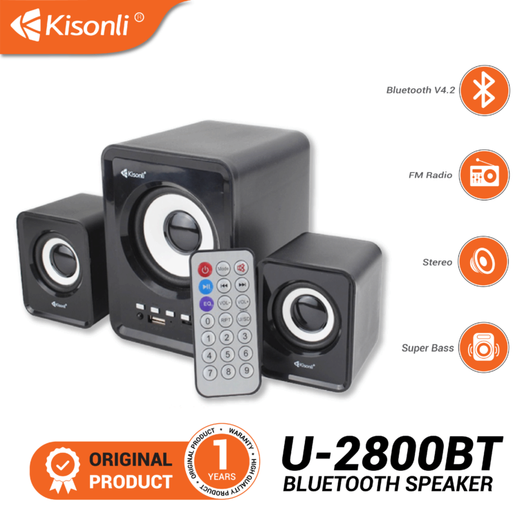 Altoparlant muzike me Bluetooth Kisonli U-2800BT