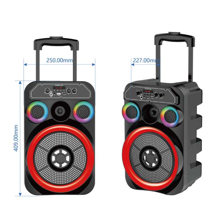 Boks 8inch per karaoke JBK 806 Wireless speaker thumbnail 3