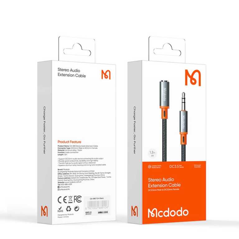 Kabllo zgjatuese stereo audio 1.2m Mcdodo CA-0800 thumbnail 2