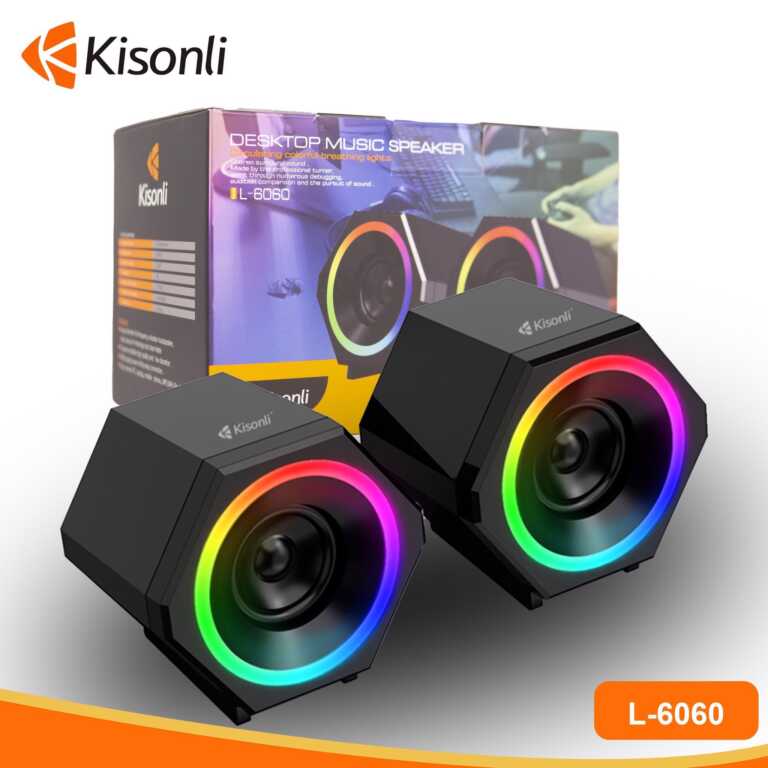 Bokse muzike me drita Kisonli L-6060 RGB Gaming