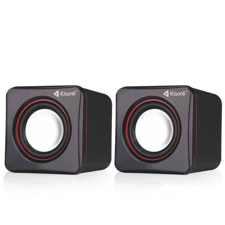 Bokse per Pc Kisonli V400 Multimedia USB Speaker thumbnail 2
