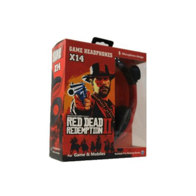 Kufje Gaming Headphones X14 Red Dead Games thumbnail 2