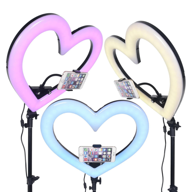 Ring Led ne forme zemre MJ336 RGB Light thumbnail 2