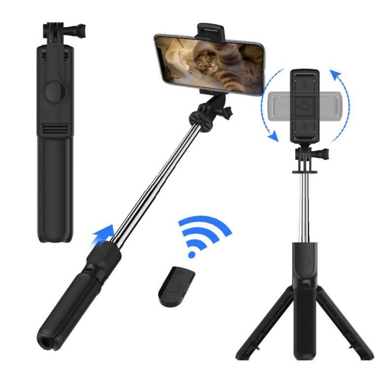Tripod portativ wireless S03 Selfie stick thumbnail 2