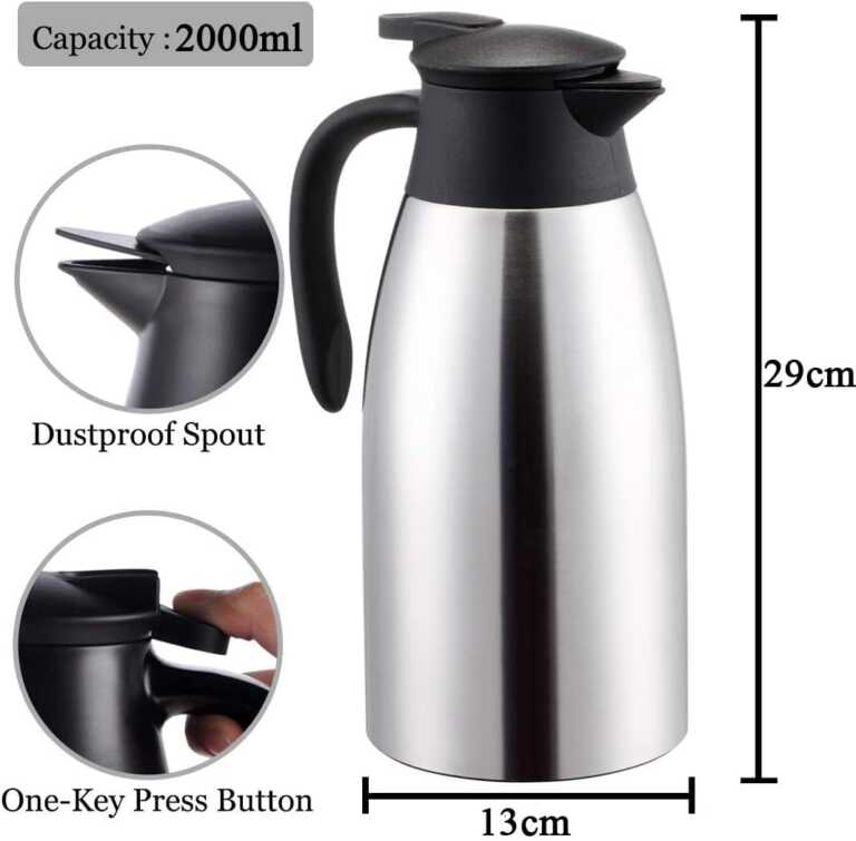 Ibrik inoksi per kafe 2000ml Coffee Pot