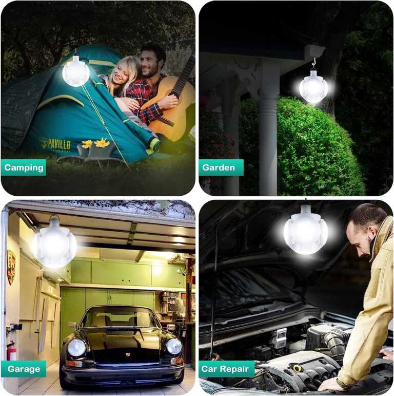Drite kampingu LED me panel diellor thumbnail 2