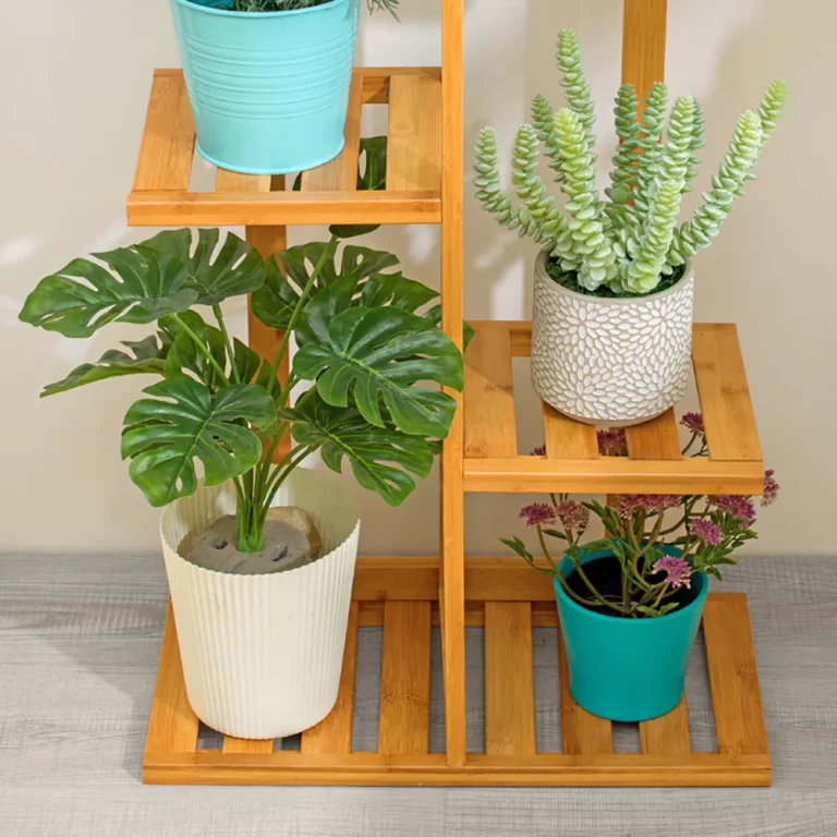 Mbajtese lulesh dekorative prej druri bamboo thumbnail 2