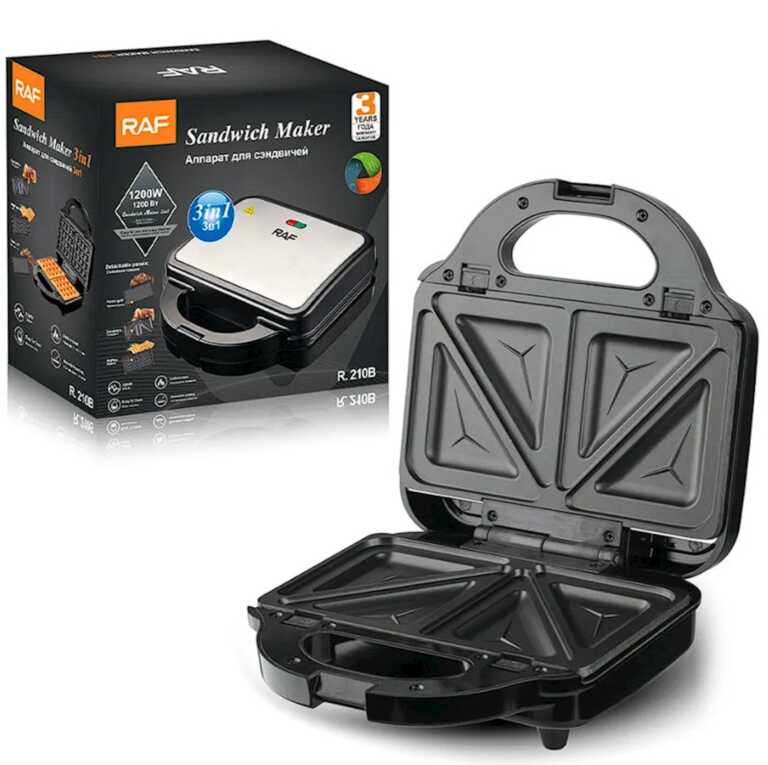 Berese sanduici dhe waffles 1200W RAF R.210B