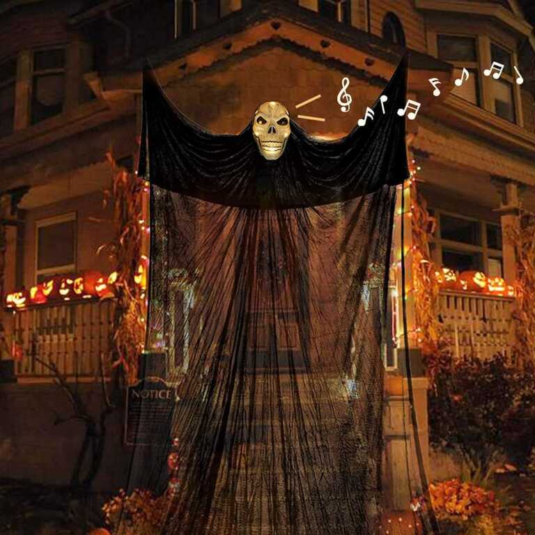Dekor per Halloween me kafke me drita