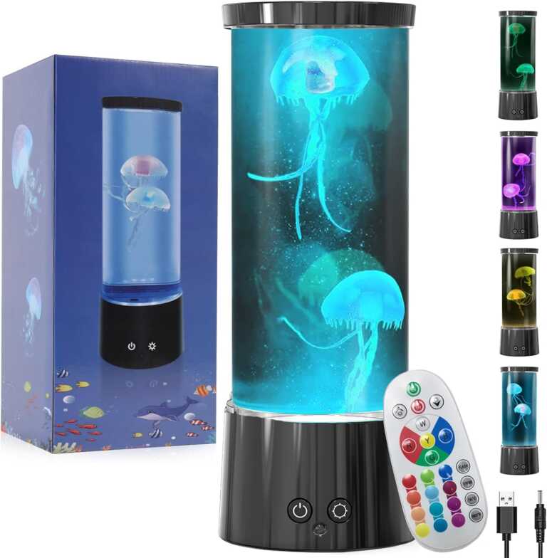 Drite nate me kandila deti Jellyfish Lamp