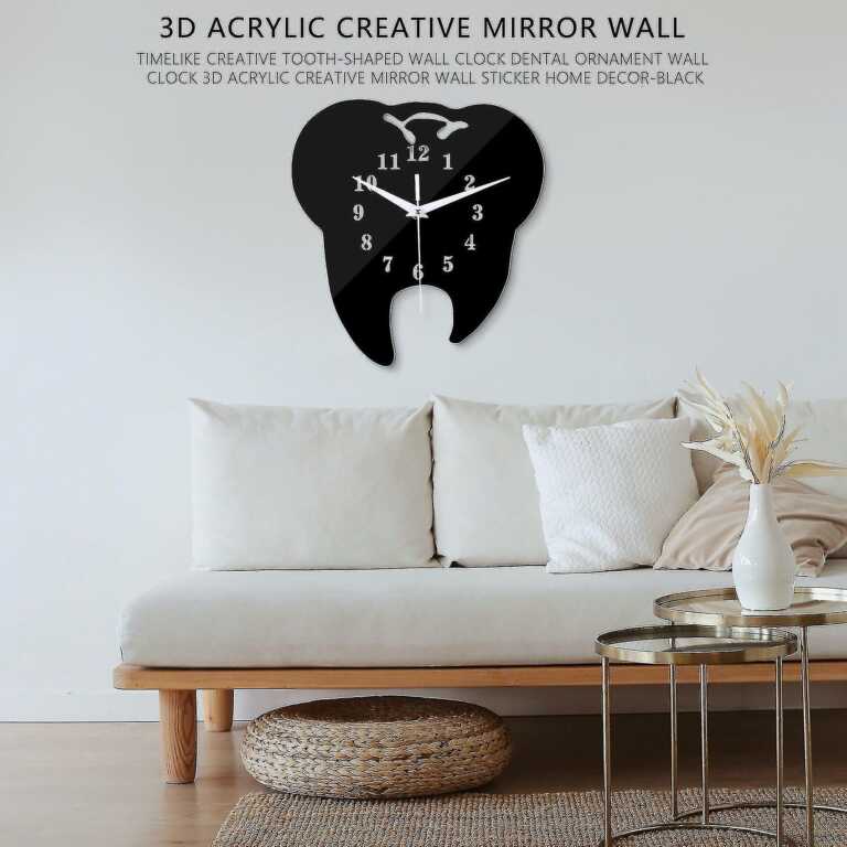 Ore murale ne forme dhembi 3D