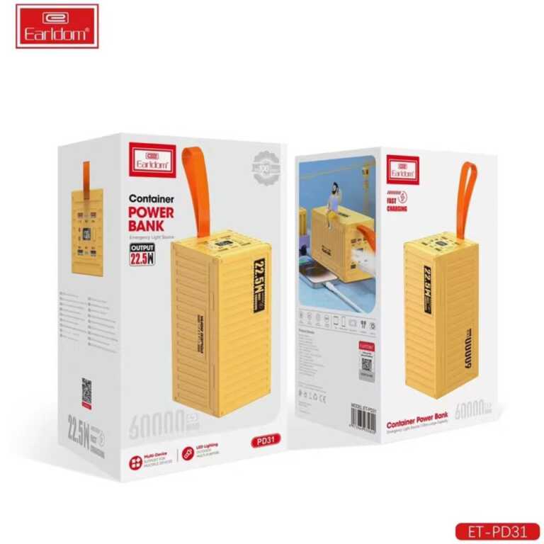 Powerbank 60000mAh Earldom PD31