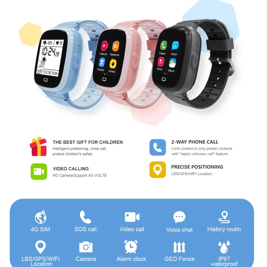 smartwatch per femije 4g ne dyqan taxi