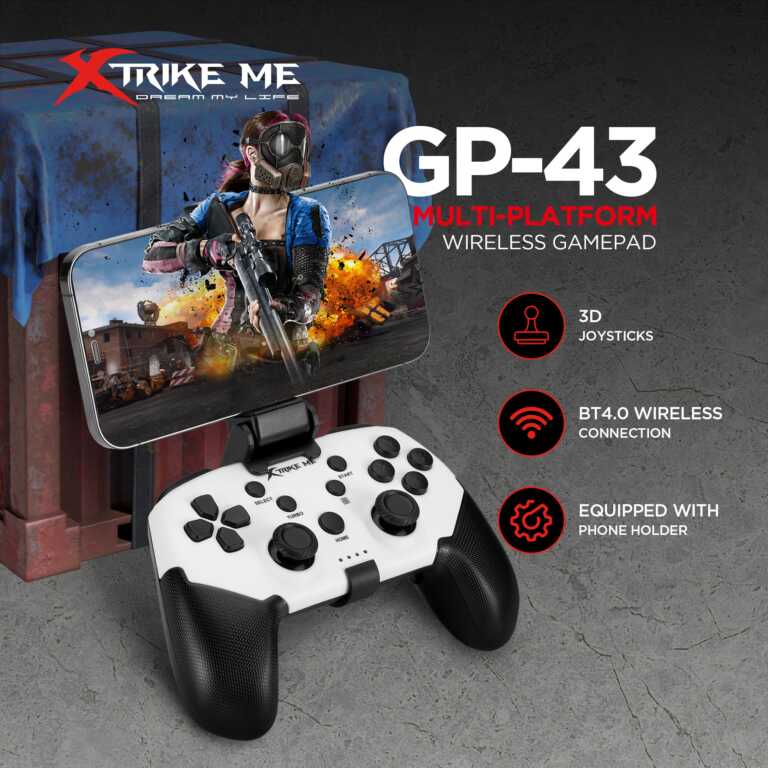 Gamepad me wireless dhe fishe GP-43 thumbnail 2