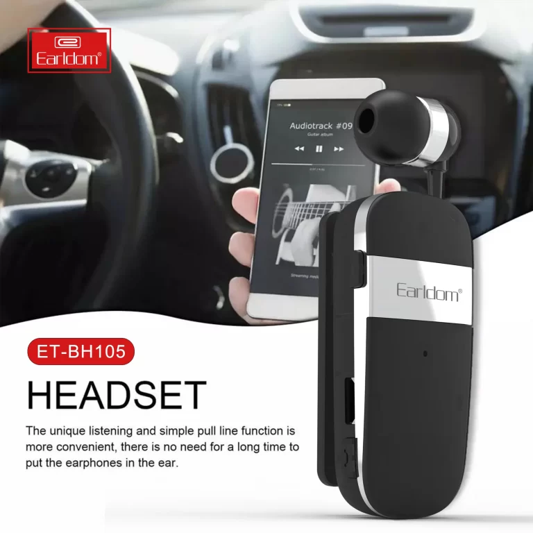 Mini kufje biznesi wireless Clip On BH105 thumbnail 2