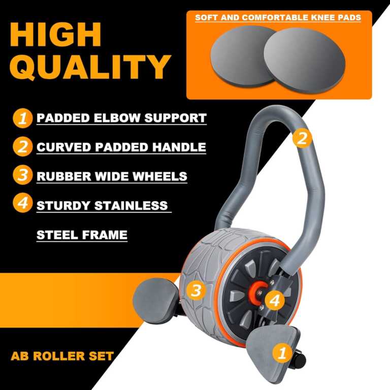 Pajisje per stervitje muskujsh Ab Roller Wheel thumbnail 2