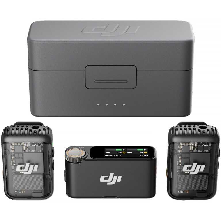 Mikrofon profesional wireless DJI Mic 2 thumbnail 2