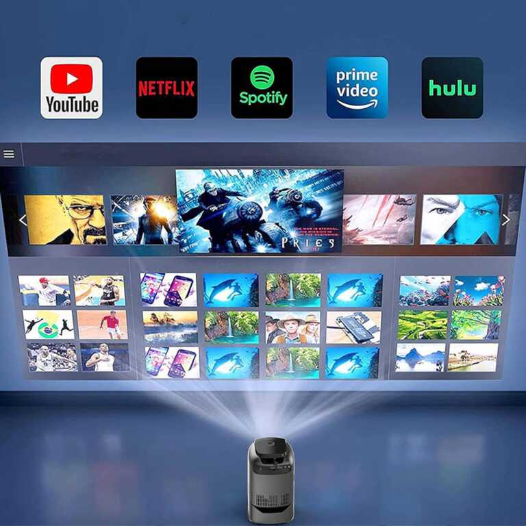 Projektor smart 4GB portabel thumbnail 3