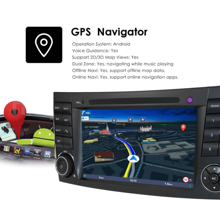 Kasetafon Android per Mercedes-Benz W211 thumbnail 2