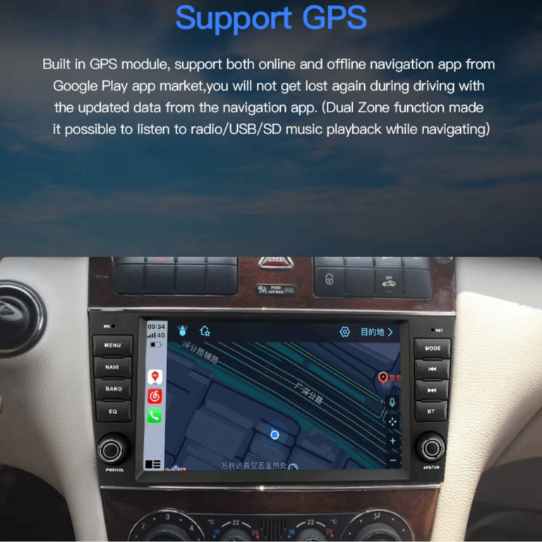 Kasetafon Android per Mercedes-Benz W203 thumbnail 3