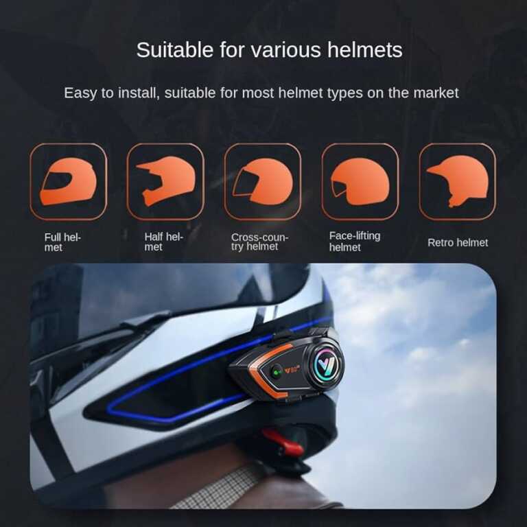 Kufje e jashtme per motorr Y80 Motorcycle Headset thumbnail 3