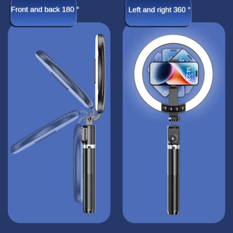 Selfie stick me ring led P225Q Light thumbnail 2
