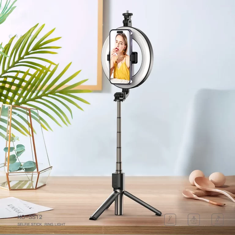 Mbajtese telefoni dhe Ring light XO-SS12