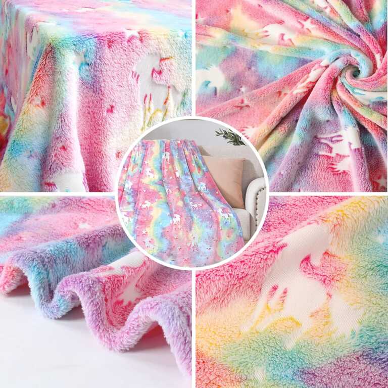 Batanije me fosfor Unicorn Blanket thumbnail 2