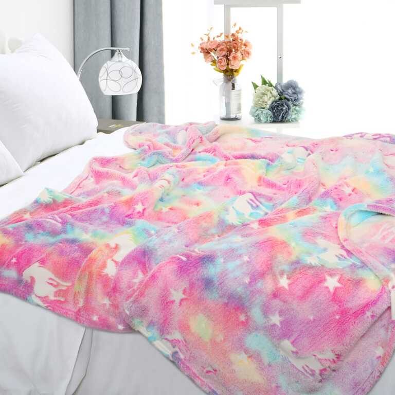 Batanije me fosfor Unicorn Blanket thumbnail 3