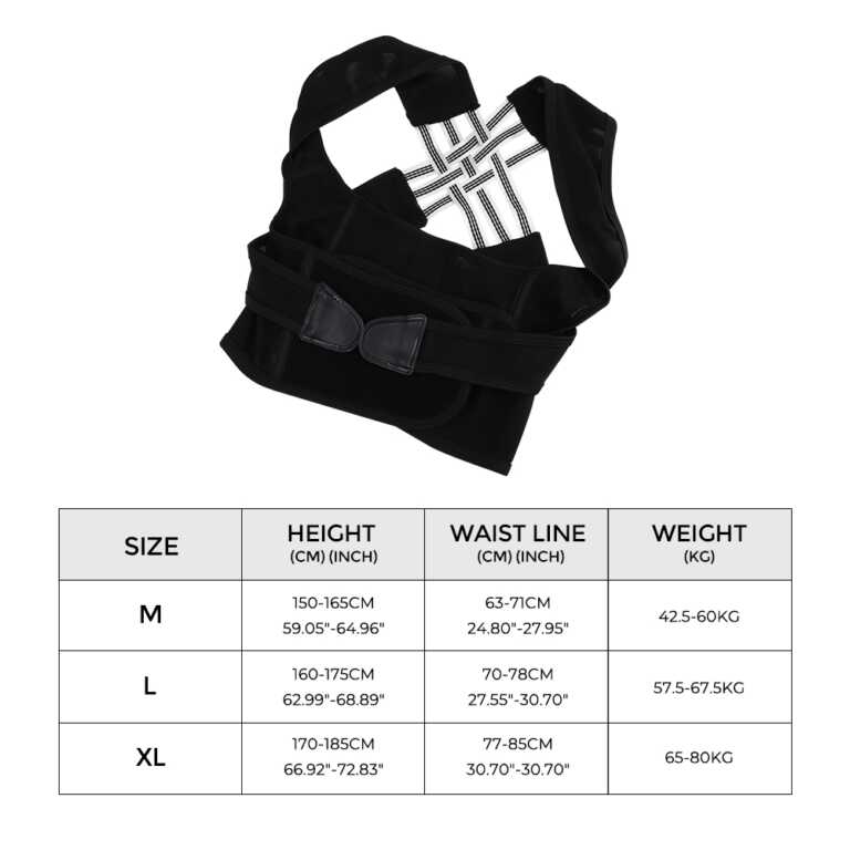 Korse korigjuese per shpinen Posture Brace thumbnail 3