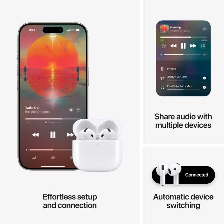 Kufje Airpods 4 Apple thumbnail 3