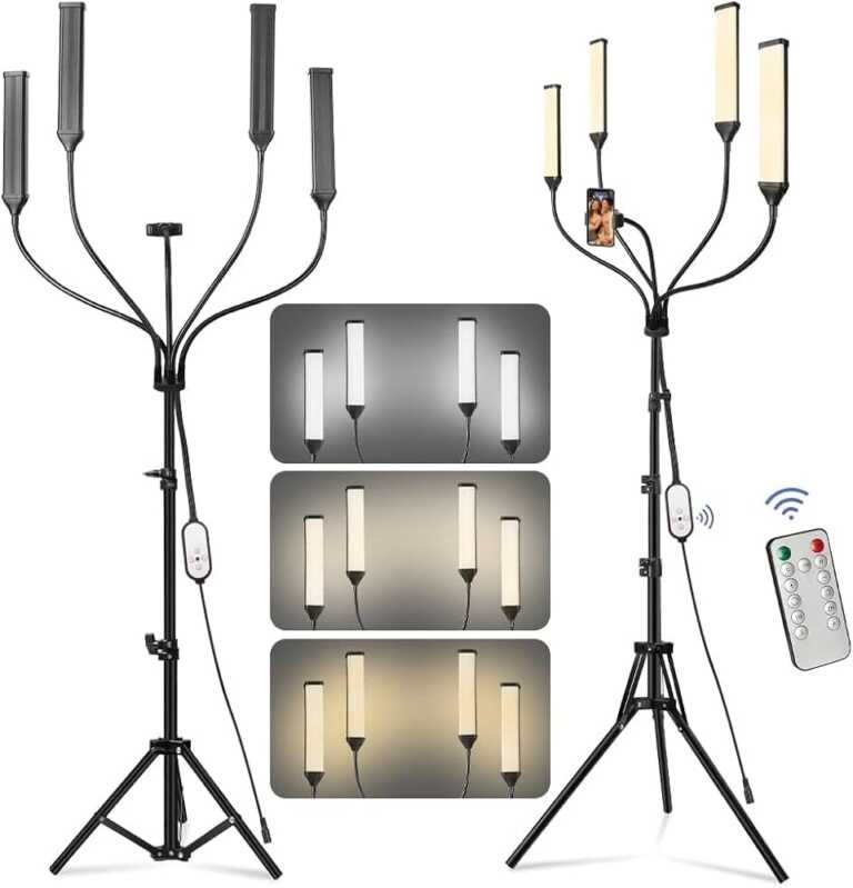 Tripod profesional me 4 krahe LED thumbnail 2
