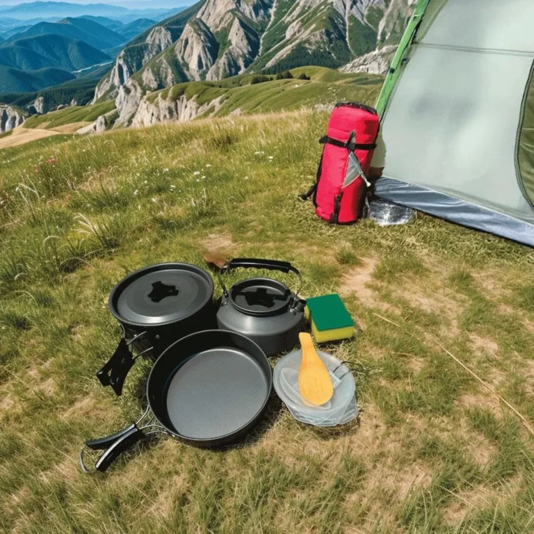 Set gatimi per kamping Cookware 7 in 1