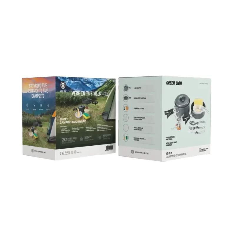 Set gatimi per kamping Cookware 10 in 1 thumbnail 2
