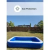 pishine familjare inflatable pool ne dyqan taxi