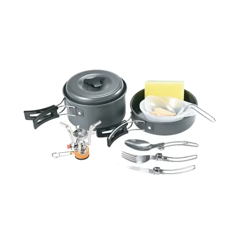 Set gatimi per kamping Cookware 10 in 1 thumbnail 3